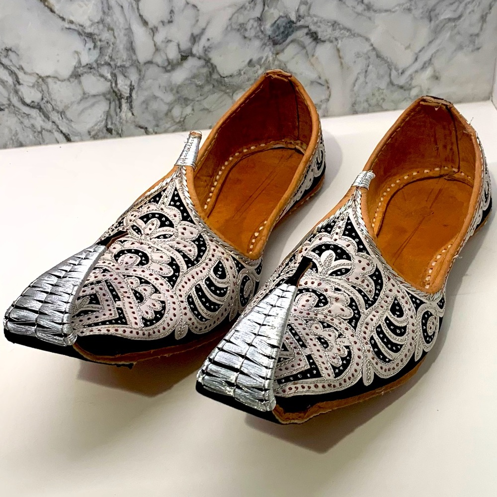 Hand made men’s slippers/evening shoes.